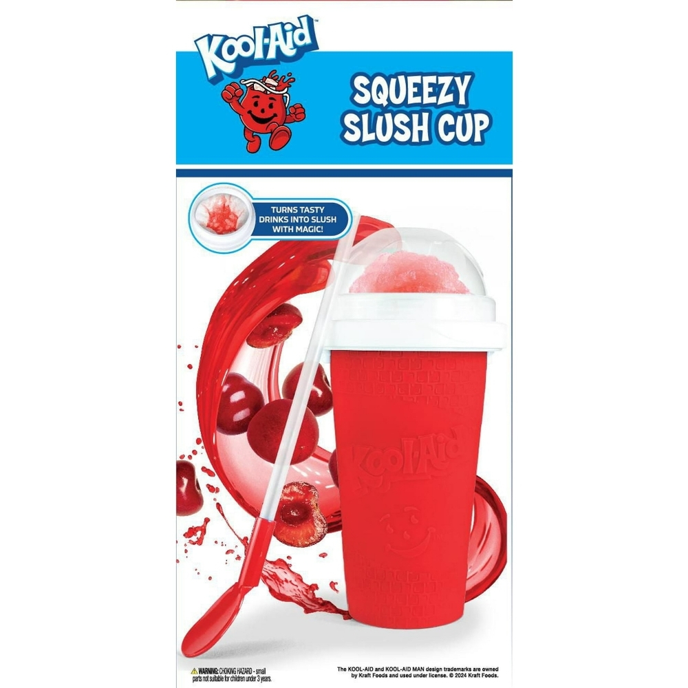Kool Aid Squeeze Slush Cup Slushie Maker RED